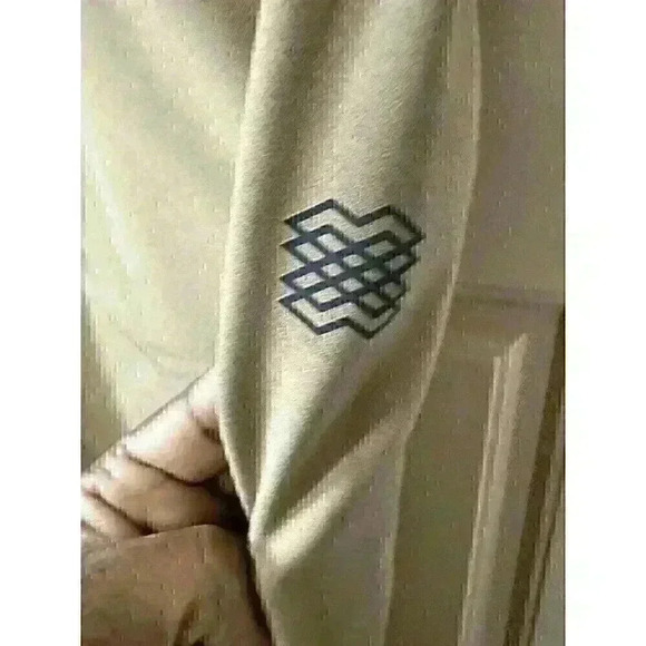 FLX Joggers Mens Size Medium Brown/Tan Tapered Inner Drawstring Side Zipper - Picture 5 of 8